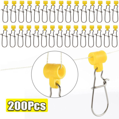 200X Fishing Sinker Slide Stainless Steel Heavy Duty Fish Line Finder Slider US