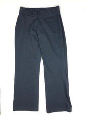 Lands End OX 14W Knit Pants Blue Pull On 1 pocket Cotton Blend
