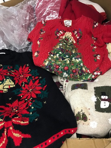 UGLY CHRISTMAS Sweaters Baled In 100 Lb 