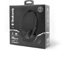 Skullcandy S2LHYK-576 BLACK Stim On-Ear Headphones with Mic NEW  