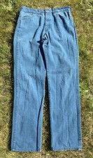 Vintage Eddie Bauer Soft Cotton Dad Jeans, Size 34x32.5 - Made In USA