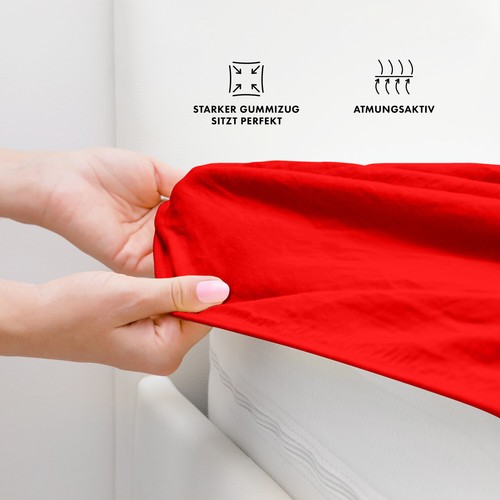 Drap-housse jersey lit à eau sommier drap-housse 200 g/m² GOLD EDITIO - Photo 28/40