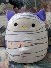 Squishmallows 8'' Holly the Mummy Owl, Kellytoy, Soft Plush Gift
