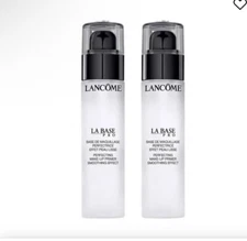 2  Full SZ Lancome La Base Perfecting Make-up Primer Oil Free Formula 0.8oz Each