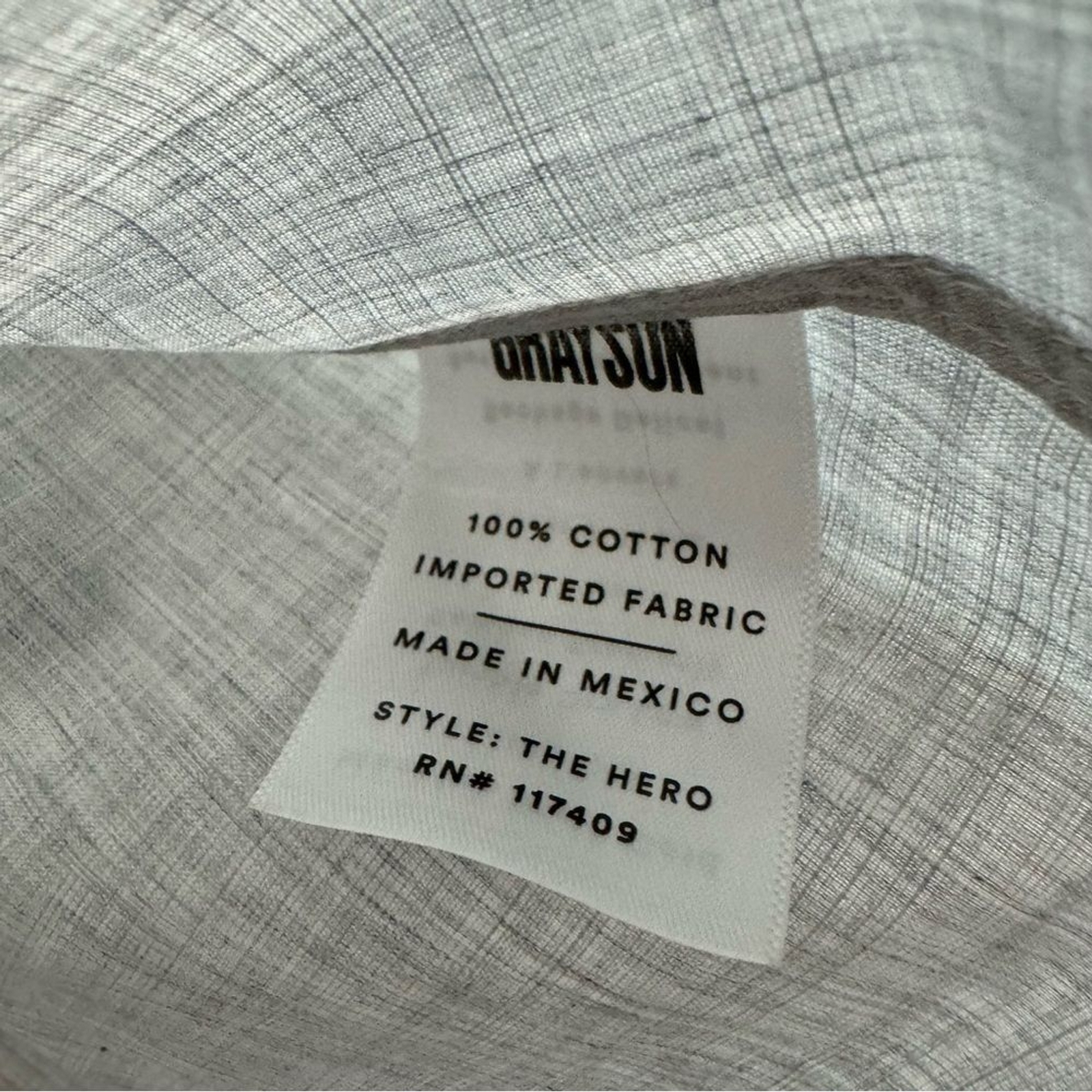 Gray Grayson Spread Collar Button Down Women’s Si… - image 6