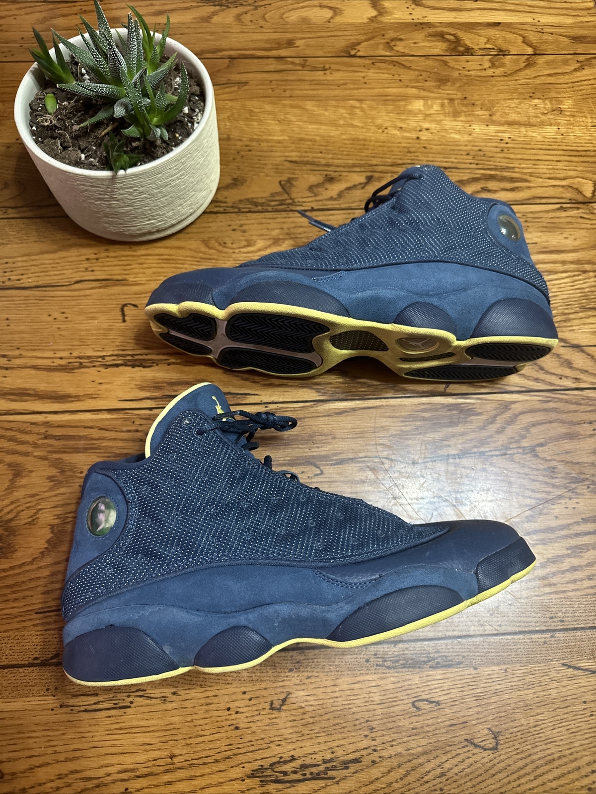 RARE Nike Air Jordan 13 XIII Retro Squadron Blue Sz 11.5 Men's Shoes 414571-405