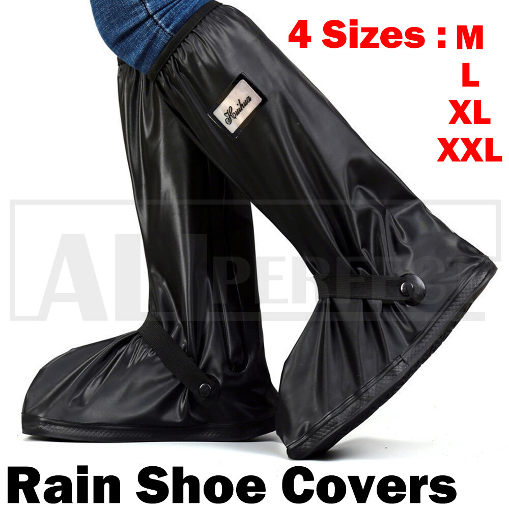 AU Waterproof Boot Gear Reusable Overshoe Rain Shoe Covers Antislip Shoe Cover eBay