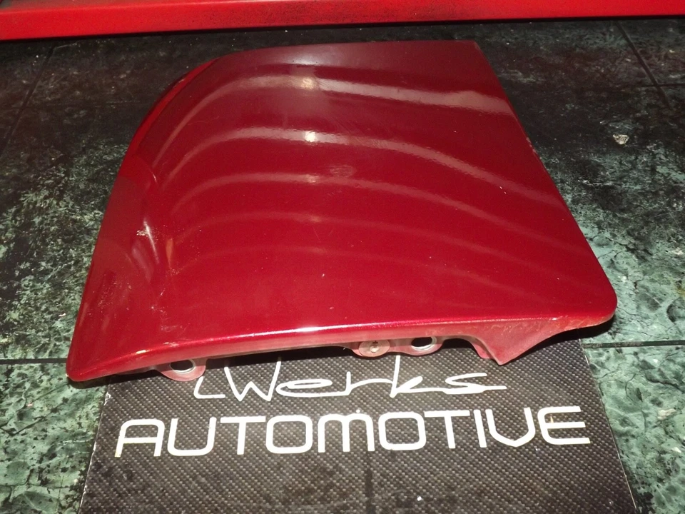 OEM 88-91 Toyota Corolla Cupé AE92 Faro Pasajero Cubierta Metal Borgoña FR Foto 3 de 4