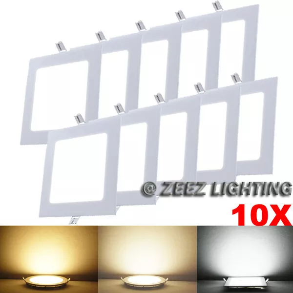 6 square led recessed lighting deals