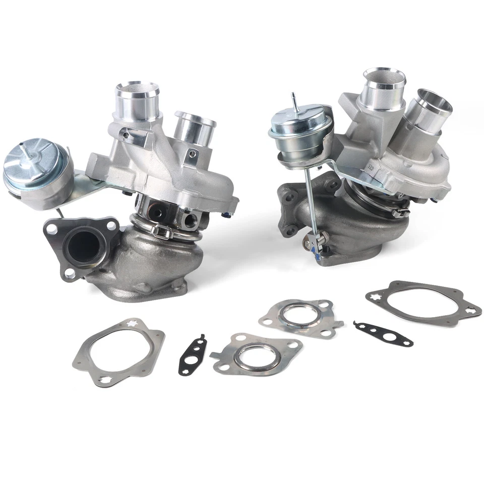 Par turbocompresor de gasolina izquierdo + derecho para Ford F150 F-150 3,5 L V6 2013-2016 EE. UU. Foto 4 de 4
