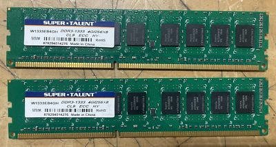 Super Talent Ddr3 Ecc 1333 W1333SB8GV(SZ) Super Talent DDR3-1333