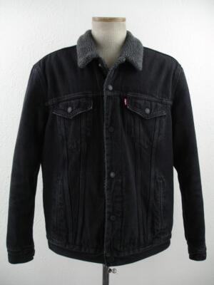 Levi's Men's sz XL Regular Fit Sherpa Faux Fur Lined Denim Trucker