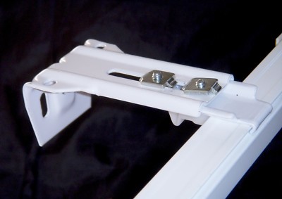 CURTAIN TRACK BRACKET Replacements Adjustable 75 / 95mm Wall Mount Rail ...