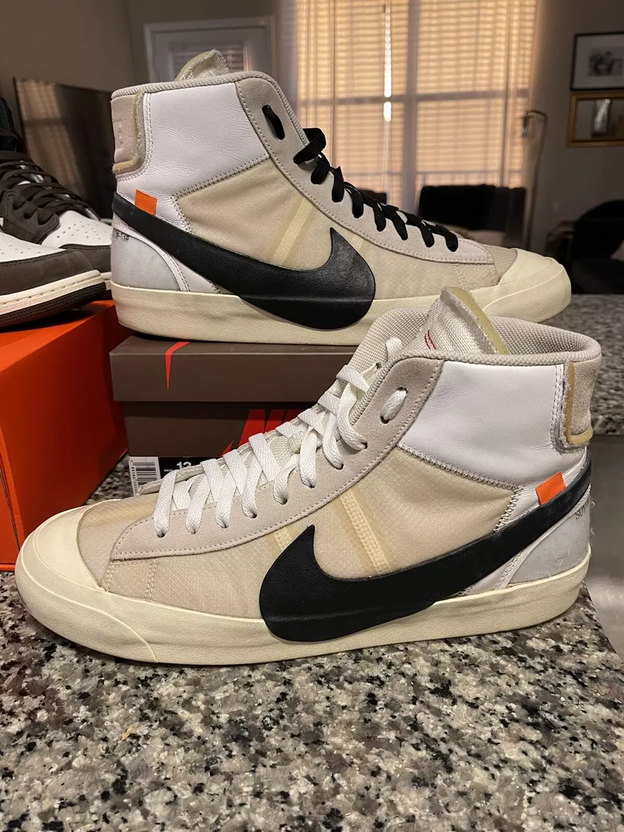Nike blazer off shop white the ten