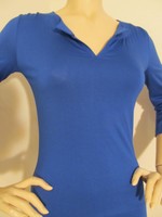 St John Knit Size P Top Vivid Blue Viscose Spandex St John Knit Size P Top Vivid Blue Viscose Spandex