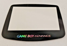 Gameboy Advance glass screen lens replacement Black Laminated 