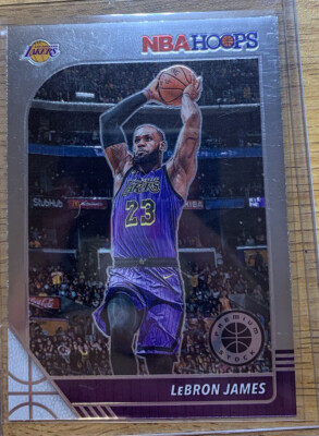 2019-20 Panini NBA Hoops Premium Stock - LeBron James #87 for sale