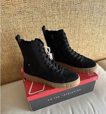 NIB RIEKER R-Evolution W1061-00 Suede/Leather Boot.Made inVietnam US 8 1/2 EUR40