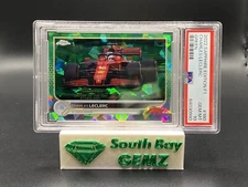 2022 Topps Chrome Sapphire F1 Formula 1 CHARLES LECLERC Green /75 FERRARI #180