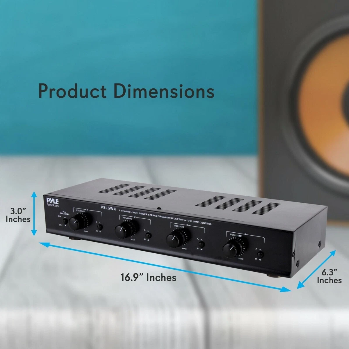 4 zone speaker deals selector
