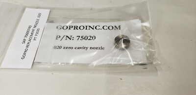 Nordson Comp GoPro 75020 30502 BEIGE .020 Micro Cavity Nozzle 3/8-24 NEW