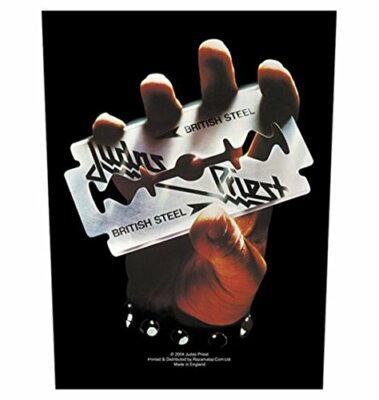 Judas Priest British Steel - Woven Back Patch 11.25'' x 14''