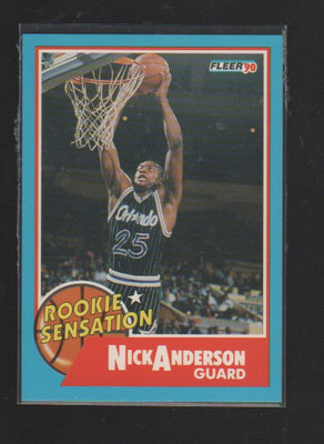 NICK ANDERSON 1990-91 FLEER ROOKIE SENSATIONS CARD #7 | eBay