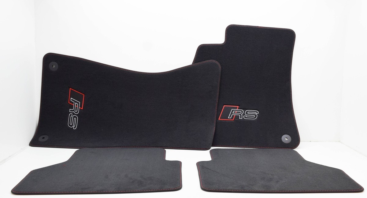NEW AUDI A6 C8 RS FLOOR MAT SET LHD 4K1863011FRPP ORIGINAL 4K1-863