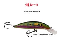 REAL WINNER AFFONDANTE 17 GR COL A10IRD TROTA IRIDEA 10 CM SPINNING LAGO FIUME