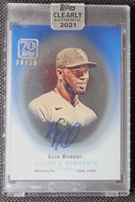 2021 Topps Clearly Authentic 2006 Allen & Ginter Luis Robert Auto /25  2f98