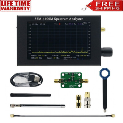 EMC Testing Version 35-4400MHz Handheld Spectrum Analyzer 4.3'' TFT LCD Screen