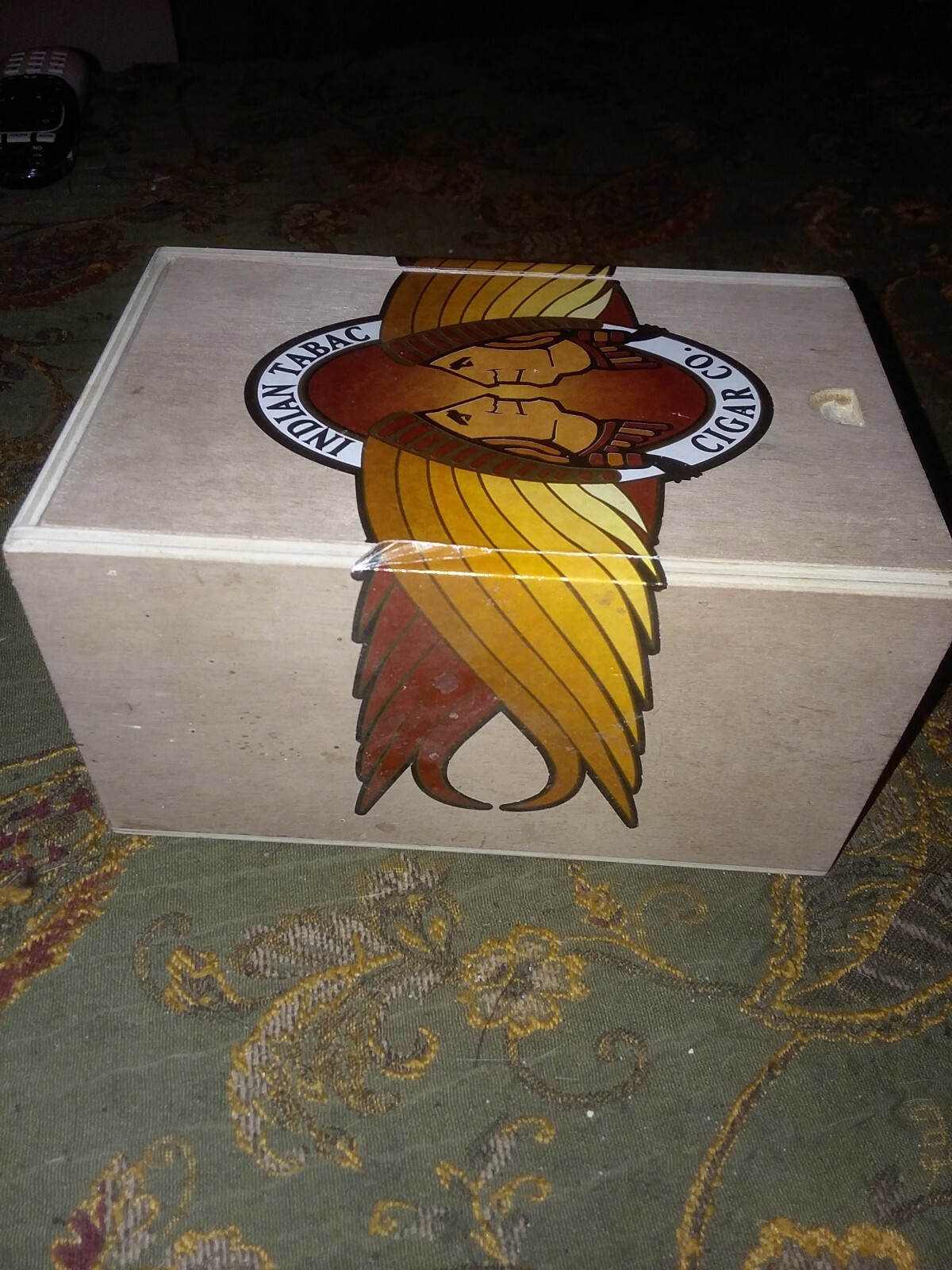 Vintage Cigar Box INDIAN TABAC CIGAR CO. eBay