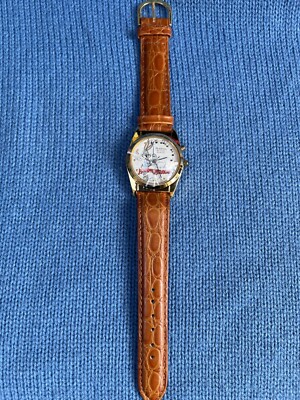 Montre Armitron Bugs Bunny Anniversaire – Vintage, Boîtier Or, étui Dessin Animé, Années 80, étanche 100m
