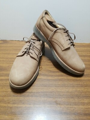 ENGINEERED BY ROCKPORT LEATHER UPPERS &LINING RUBBER SOLE 10.5M BROWN OXFORD.RR 