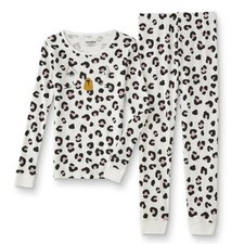 New Joe Boxer Girls 2-pc Pajama Set Snug Long Sleeve/Pants Dalmatian Spots 12 14