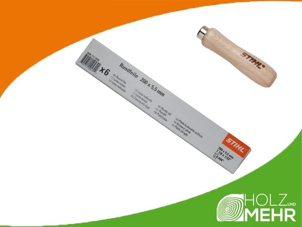 Stihl Rundfeile 6 St. Holz Feilenhalter FüR SäGeketten5,5 Mm 5605 771 5506-image