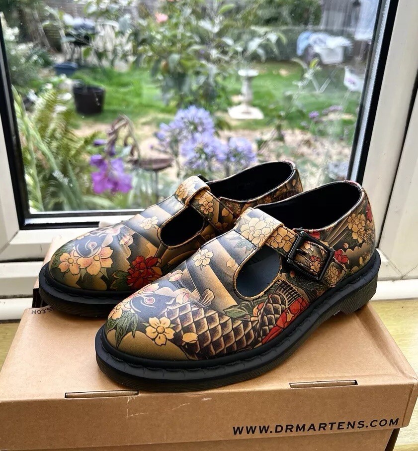 ドクターマーチン　メリージェーン　花柄　UK5サイズ 楽天市場】【全国送料無料】 ドクターマーチン ストラップ レディース