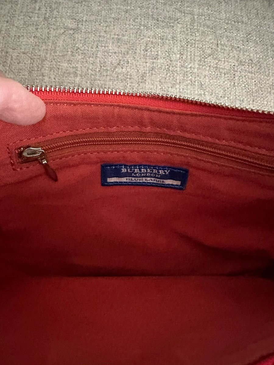 BURBERRY Blue Label Pink Nova Check Canvas/Leather Shoulder Bag | eBay