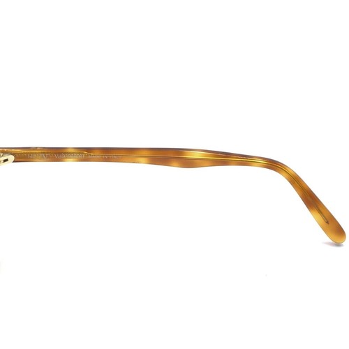 Valentino MOD VG18 94 Caremel Gold Round Eyeglasses Frames 53-16 140 Italy NEW - Picture 10 of 12