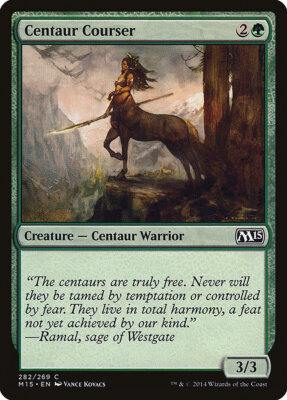 MTG Magic 2013 Centaur Courser Near Mint English Magic Card  105