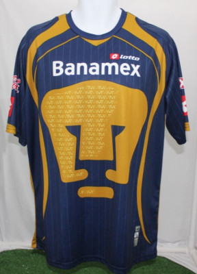 Pumas unam jersey lotto 100% authentic size Medium 2008-2009 T