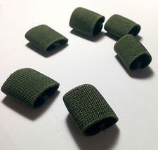 New High Quality Tactical Retaining Bands 1" 1 inches - 6pk - OD Green