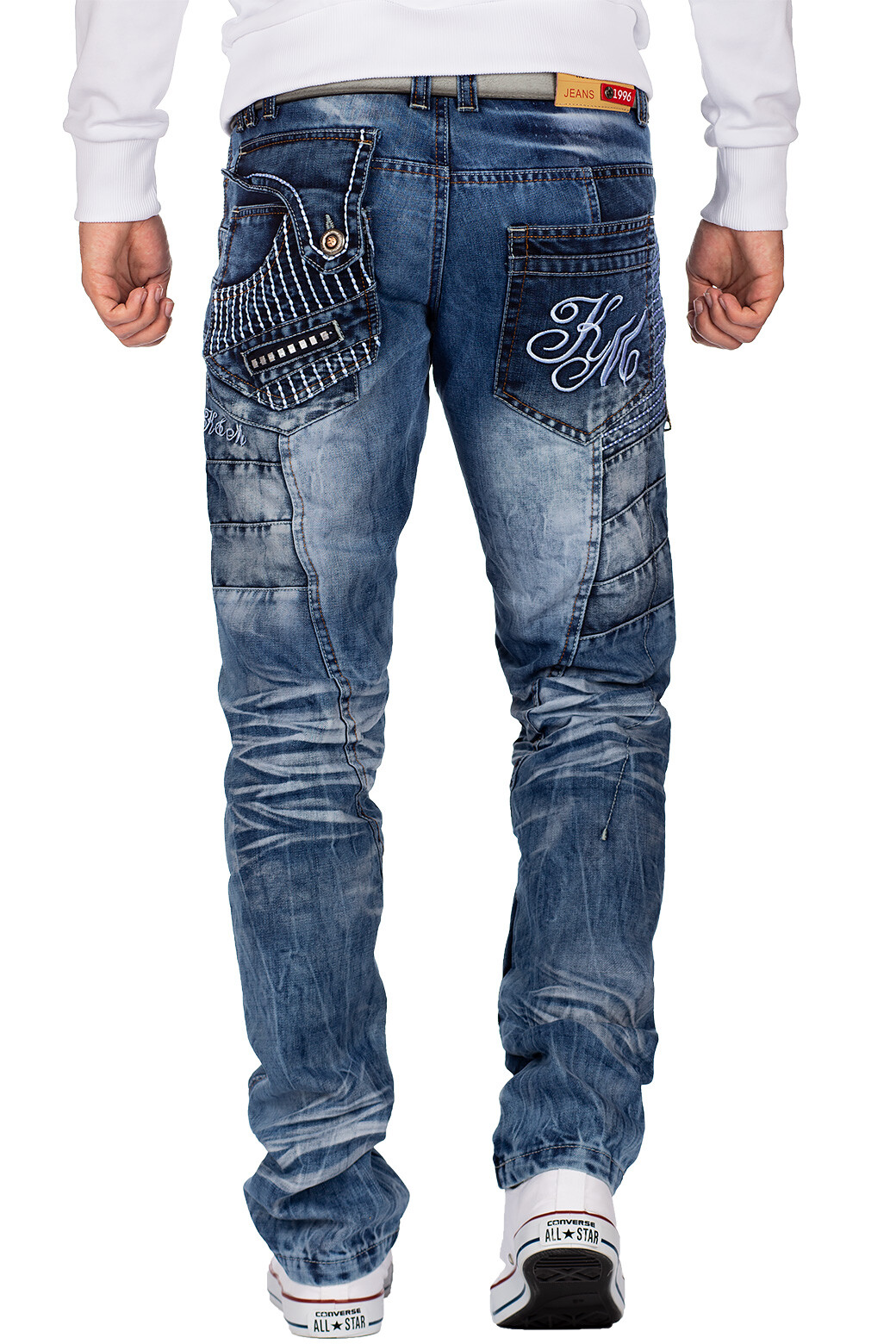 Kosmo Lupo Herren Jeans – Cargo Style, Straight F Produktbild-Vorschau 10