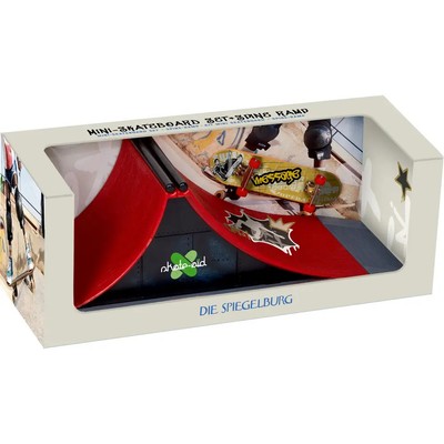 Mini-Skateboard-Set Spine-Ramp - skate-aid