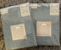 Housewife Pillowcases Egyptian Cotton 300 Thread Count steel Grey 2 Packs Of 2
