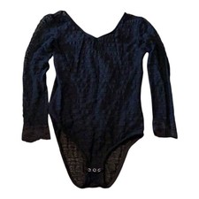 Bethany Mota Preowned Black Bodysuit XS