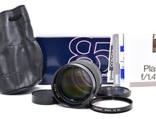  MINT in Box Contax Carl Zeiss Planar T 85mm F1.4 Lens CY Mount MMJ From JAPAN