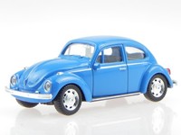 VW KäFer Blau Modellauto 44013 Welly 1:43