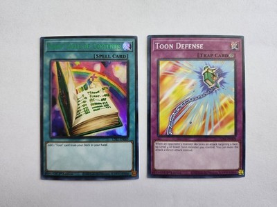 Toon Table of Contents Ultra Rare Green, Toon Defense Common. LP, LDS1, 1st.