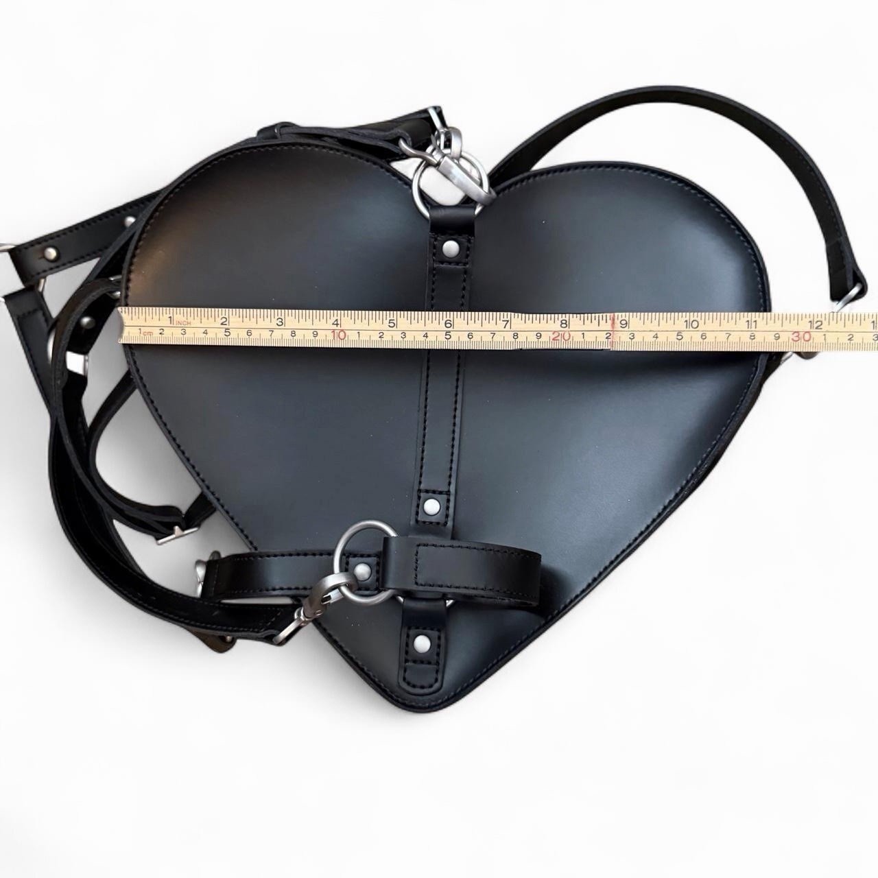 Dr. Martens AD015772 2-Way Heart Backpack Shoulder Bag NWT Rare Limited Black image 6